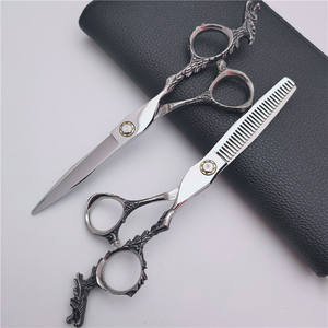 Tijeras de Peluquería Inoue Kasumi de 6.0 Pulgadas, Tijeras Planas para Adelgazar el Cabello, de Acero Inoxidable, para Diestros, Profesionales - Product Image 2