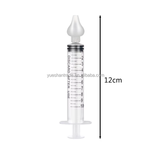 2 Pcs Silicone Baby Nose Clean Needle Tube Nasal Aspirator 10ML Infant Care Nasal Washer - Product Image 6