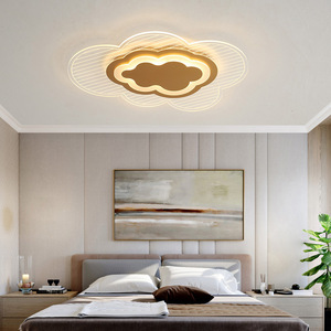 Vente en gros usine Lustre LED en acrylique ultra-mince 6000K Lumière du jour Contrôle tactile IRC 90 Montage en surface Moderne Dimmable Chambre à coucher - Product Image 6