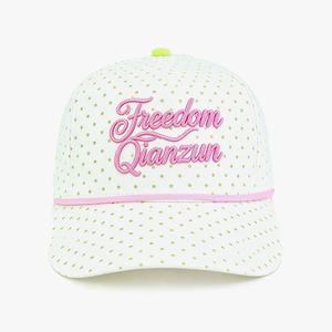 Gorra de Béisbol Personalizada con Letra Bordada y Cuerda de Puntos Verdes, Gorra Deportiva Transpirable y Ajustable para Mujer, para <span class=keywords><strong>Golf</strong></span>, Tenis y Actividades de <span class=keywords><strong>Playa</strong></span> - Product Image 2