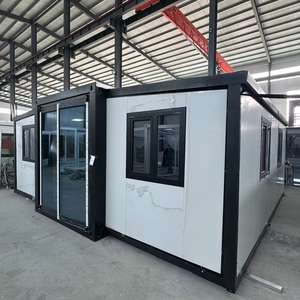 Maison conteneur pliable de 40 pieds avec 4 pièces, maison conteneur triple empilable avec toilettes - Product Image 3