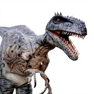 Gecai Halloween Party Ferris Wheel Animatronic Realistic Walking Dinosaur Costume raptor Life Size Resin Outdoor - Product Image 1