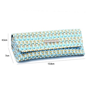 Bestpackaging tùy chỉnh sang trọng vải Kính mát trường hợp Kim Loại Logo Kính đọc sách trường hợp thiết kế độc đáo nam châm eyeglassesc trường hợp - Product Image 2