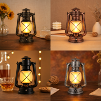 Lampe de bureau portable d'intérieur pour le camping, trois niveaux de luminosité, rechargeable, design moderne et simple, commande tactile, ambiance de restaurant