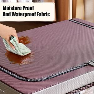 Caja <span class=keywords><strong>de</strong></span> Almacenamiento <span class=keywords><strong>de</strong></span> Ropa <span class=keywords><strong>de</strong></span> Cama Plegable <span class=keywords><strong>de</strong></span> Gran Capacidad Personalizada al por Mayor con Marco <span class=keywords><strong>de</strong></span> Acero Apilable - Product Image 3