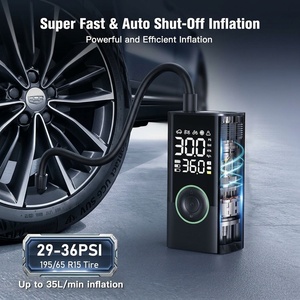 Inflador <span class=keywords><strong>de</strong></span> Neumáticos Portátil <span class=keywords><strong>de</strong></span> 150 PSI, <span class=keywords><strong>Compresor</strong></span> <span class=keywords><strong>de</strong></span> <span class=keywords><strong>Aire</strong></span> Inalámbrico, Mini Bomba Digital para Automóvil, Motocicleta, Bicicleta y Balón, Inflado Rápido y Parada Automática - Product Image 6