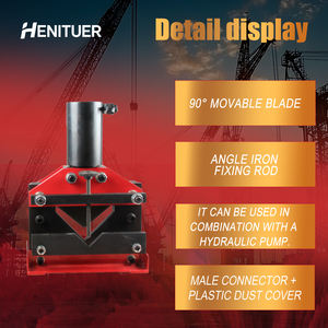 हेनिट्युर CAC-110 शीर्ष गुणवत्ता वाले भारी शुल्क पोर्टेबल हाइड्रोलिक कोण लोहे प्रसंस्करण मशीन के लिए - Product Image 2