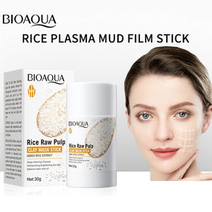 BIOAOUA 45g Masque en bâton d'argile à la pulpe <span class=keywords><strong>de</strong></span> riz, nettoyant les pores, hydratant, éclaircissant, régulateur <span class=keywords><strong>de</strong></span> sébum, réducteur <span class=keywords><strong>de</strong></span> <span class=keywords><strong>points</strong></span> <span class=keywords><strong>noirs</strong></span> - Product Image 5