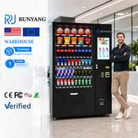 Máquina Expendedora Automática Combinada RUNYANG Personalizada para Snacks y Bebidas, Operada con Monedas, con Pantalla Táctil SDK y Gestión Basada en la Nube