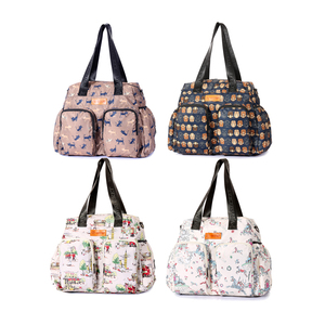 Bolso <span class=keywords><strong>de</strong></span> mano <span class=keywords><strong>de</strong></span> poliéster para madre, personalizado, respetuoso con el medio ambiente, <span class=keywords><strong>de</strong></span> calidad, a la moda, barato, para el cuidado del bebé, pañales para mamás - Product Image 2