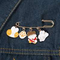 Pin de solapa personalizado de alta calidad para niños, broche de Anime, Sailor Moon, Animal, Licorne, spaceman, serie Rabbit, regalos