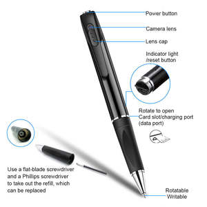 迷你Wifi身体笔相机2025升级1080P高清便携式身体摄像头运动检测 - Product Image 5