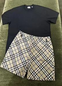 Ensemble décontracté 2 pièces pour homme (T-shirt et short) 100 % coton, motif imprimé et brodé – Vente en gros et dropshipping disponibles - Product Image 2