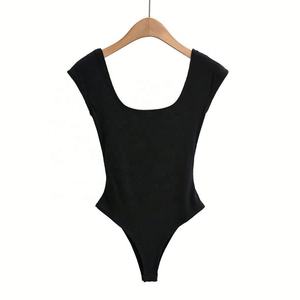 Body de <span class=keywords><strong>Mujer</strong></span> con Cuello Cuadrado y Espalda Descubierta, Estilo Sensual - Product Image 2