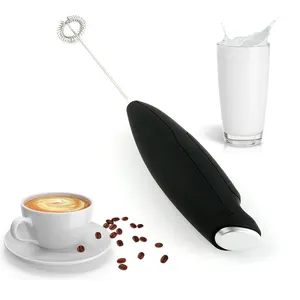 Milk Frother Handheld Mini Drink Foam Maker Rechargeable Stainless Steel Electric Adjustable Custard Coffee Milk Frother