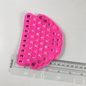 KYカスタマイズノートブックキーボードおもちゃ導電性接着剤アクセサリーラップトップOEMラバープッシュボタンPVC16gOppユニセックス銅10mm - Product Image 4