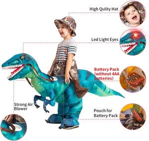 GOOSH Funny Inflatable Dinosaur <strong>Costume</strong> <strong>for</strong> Kids Cotton Halloween Party Cosplay <strong>for</strong> Boys And Girls - Product Image 3