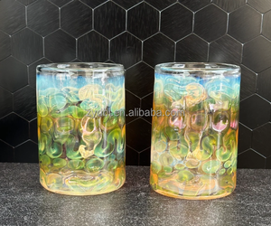 Logo personnalisable couleur exquise série tasses vente directe d'usine pour les fêtes de file d'attente et cadeaux pour les amis verres en verre - Product Image 2