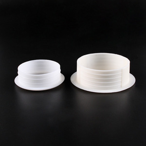 Yingya Plastic <b>Cabinet</b> Drain Ring Double Layer White Odor Vent Cover For Cupboard Plumbing Trap - Product Image 1