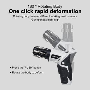 ไขควงไร้สาย Oem Professional 36v พร้อมไฟ LED 180 องศา °   หัวเปลี่ยนเร็วแบบหมุนได้ 19 บิต 6 หัว รองรับ OEM - Product Image 4