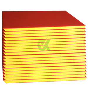 <span class=keywords><strong>Plaque</strong></span> en PEHD bicolore personnalisable 4x8 pi, épaisseur 12/15/19 mm, résistante aux UV, service de découpe pour aires de jeux et plaques décoratives - Product Image 2