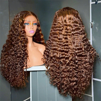Perruques en gros avec dentelle frontale HD, cheveux humains, 13x6, sans colle, perruque frontale complète HD, fournisseur de perruques bouclées ondulées birmanes, cheveux indiens
