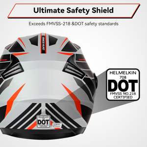 オープンフェイス3/4オートバイヘルメット、DOT承認済み、デュアルバイザー、ABS素材、ストリートレーシングスタイル、大人男女向け、グローブ付き - Product Image 4