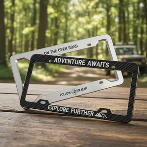 Marco de Matrícula Personalizado Ligero, Estilo Europeo, con Diseño 3D de Anime, Moderno y Elegante - Product Image 1