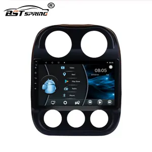 Radio Mobil Android untuk Jeep Compass Patriot 2010-2016 Autoradio Mobil Stereo 2 Din GPS Navigasi Carplay