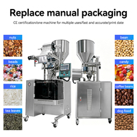 Machine de remplissage et de scellage verticale de haute précision en acier inoxydable pour ligne de production de céréales et de fruits secs