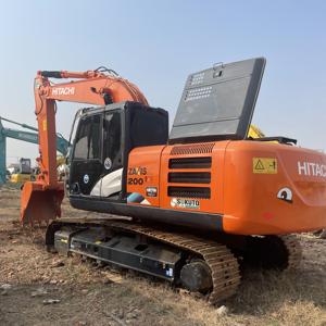 Б/у экскаватор <span class=keywords><strong>Hitachi</strong></span> ZX200 2023 года, 20 тонн, с ПЛК-управлением, ковш 0,8-1,0 м³, двигатель Isuzu, для средних работ - Product Image 1