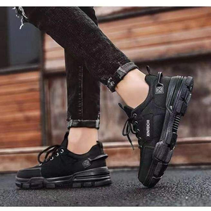 Zapatos de Trabajo Ligeros Antideslizantes para Hombre 2026, Zapatillas Negras Resistentes al Desgaste, Deportivas Casuales de Moda que Aumentan la Estatura - Product Image 4