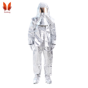<span class=keywords><strong>Traje</strong></span> <span class=keywords><strong>de</strong></span> Aislamiento Térmico para <span class=keywords><strong>Bombero</strong></span>, con Cara Dorada, <span class=keywords><strong>de</strong></span> Aramida, Ignífugo, Impermeable y Resistente al Calor - Product Image 1