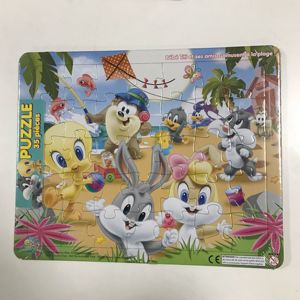 Chipboard puzzle with tray framework the kids - Product Image 6