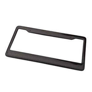 Cornice Porta <span class=keywords><strong>Targa</strong></span> in Fibra di Carbonio Americana con Tappi per Viti - Cornice Decorativa per <span class=keywords><strong>Targa</strong></span> <span class=keywords><strong>Auto</strong></span> - Product Image 4