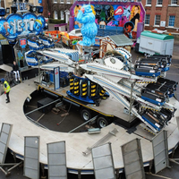 Super Jumper Trailer, manège de parc d'attractions, construction en acier métallique et fibre de verre, utilisation intérieure/extérieure, centres commerciaux, parcs de trampolines