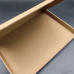 Boîte en carton ondulé recyclable format A4 personnalisée avec impression d'étiquettes en feuille d'or et gaufrage pour cadres de dessins, livres, vêtements, envois postaux - Product Image 5