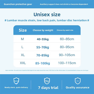 Sabuk Korset Penyangga Tulang Belakang Kelas Medis dengan Bantalan Lumbar 3D Biomimetik, Batang Penyangga Punggung yang Diperlebar untuk Meredakan Nyeri Punggung Bawah saat Olahraga dan Latihan - Product Image 6