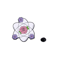 Broche Offre Spéciale élément chimique Structure moléculaire insigne d'épinglette pour chimie émail épinglettes pour enseignant