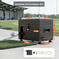 Distributeur de balles de golf portable, machine automatique de tee-off, étanche, durable, aide à l'entraînement sur le driving range, personnalisable, OEM