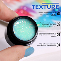 Rainbow Protein pour vernis liquide polonais non toxique, végétalien, écologique, 24 couleurs, Soak Builder sans chaleur, 60ml, professionnel pour ongles
