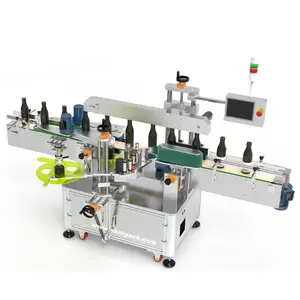 SKILT oval bottle labeling machine multi sides labeler pasting adhesive sticker label applicator