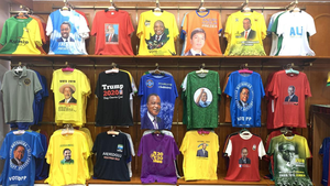 T-shirts en polyester pour campagnes électorales en Zambie et en Éthiopie, fabrication directe, conception sur mesure - Product Image 6