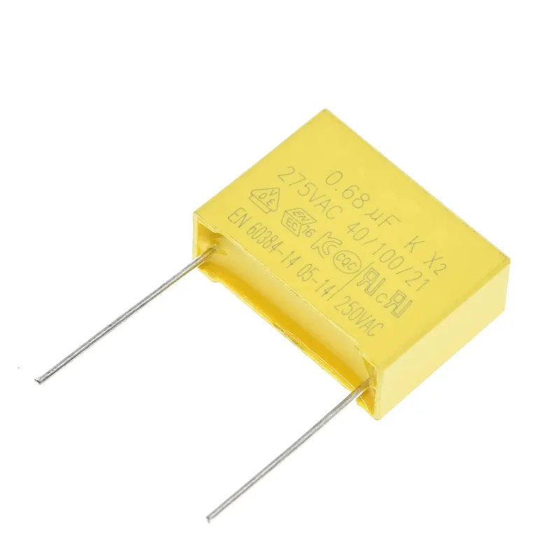 0.68uF capacitor X2 capacitor 275VAC 680NF Pitch 22mm X2 Polypropylene film capacitor