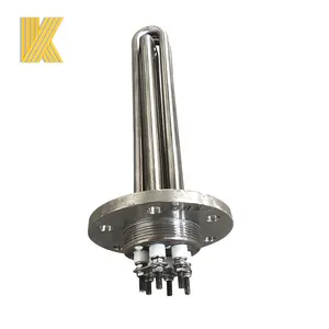 220v 15kw Industrial Resistance Oil Tubular Water Boiler Electric Flange Immersion Heater Element