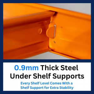 5 Tier Heavy Duty Adjustable Rivet Boltless Powder Coated Steel Storage <b>Racking</b> 300kg Per Level Warehouse Shelving for Garage - Product Image 4