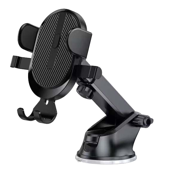 Phone Holder Dashboard Suction Cup Mount Charger Universal GPS Bracket Adjustable Height Folding Anti-Slip No-Drill Car