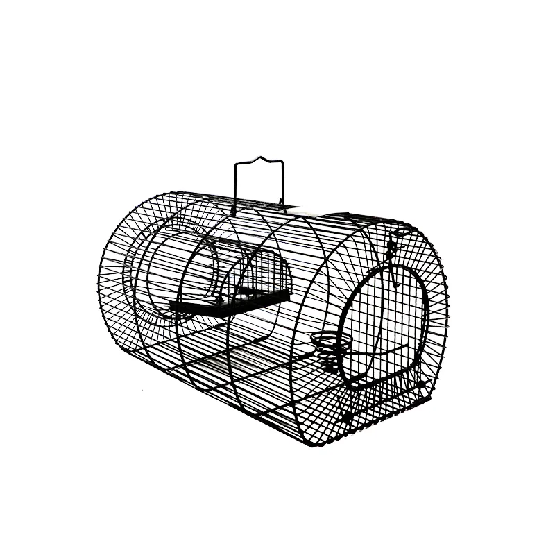 Trampa de Metal reutilizable para ratas, jaula pequeña para ratones humanos