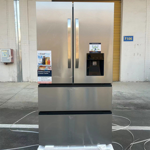 Big Capacity 4 Doors French <b>Refrigerator</b> With Ice Water Dispenser Low Noise Energy Saving Large Capacity 628L Storage Space for - Product Image 1