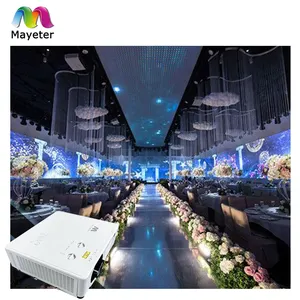 Proyección de holograma de mapeo 3D personalizada restaurante proyector de mapeo de video 3D juegos de luces de boda